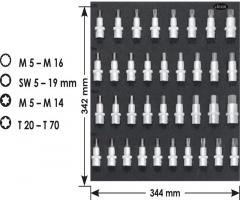 Vigor v2672 nasadki trzpieniowe zestaw  1/2 36 cz