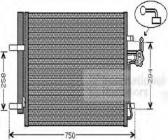 Van wezel 18005428 chłodnica klimatyzacji z osuszaczem, ford mondeo iv turnier (ba7)