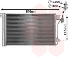 Van wezel 58005236 chłodnica klimatyzacji z osuszaczem, vw multivan v (7hm, 7hn, 7hf, 7ef, 7em, 7en)