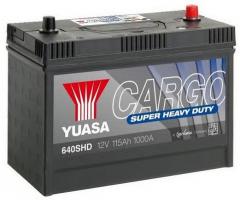 Yuasa 640shd akumulator 115ah/1000a  yuasa cargo