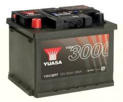 Yuasa ybx3077 akumulator 45ah/380a l+ yuasa professional, alfa romeo arna (920), aro 10, austin mini