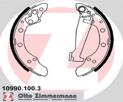 Zimmermann 10990.100.3 szczęki hamulc. vw polo  94-, audi 80 (89, 89q, 8a, b3), seat toledo i (1l)