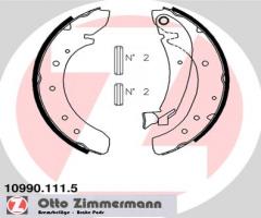 Zimmermann 10990.111.5 szczęki hamulc. fiat ducato  94-01 (18), citroËn jumper autobus (230p)