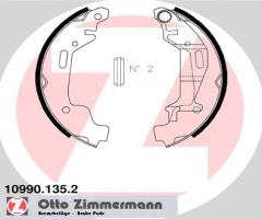 Zimmermann 10990.135.2 szczęki hamulc. opel agila  00-, opel agila (a) (h00)