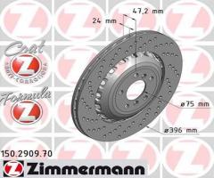 Zimmermann 150.2909.70 tarcza hamulc. bmw 5 f10,f18 m5 11- lt, bmw 6 (f13) coupe 