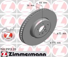 Zimmermann 150.2913.20 tarcza hamulc. bmw 7 f01,f02, f03,f04  08- pp, bmw 7 (f01, f02, f03, f04)