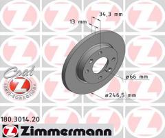 Zimmermann 180.3014.20 tarcza hamulc. peugeot 206  98-, citroËn xsara (n1)