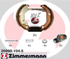 Zimmermann 20990.104.5 szczęki hamulc.+cylinderki (zestaw) fiat punto, fiat punto (176)