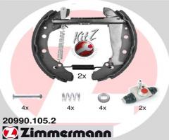 Zimmermann 20990.105.2 szczęki hamulc.+cylinderki (zestaw) vw polo, audi a2 (8z0)