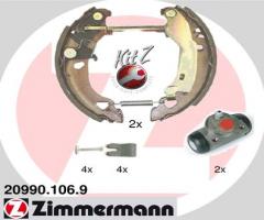 Zimmermann 20990.106.9 szczęki hamulc.+cylinderki (zestaw) fiat punto, fiat punto (176)