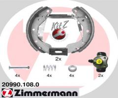 Zimmermann 20990.108.0 szczęki hamulc.+cylinderki (zestaw) opel astra f, daewoo espero (klej)
