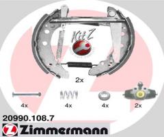 Zimmermann 20990.108.7 szczęki hamulc.+cylinderki (zestaw) vw polo, vw polo (86c, 80)