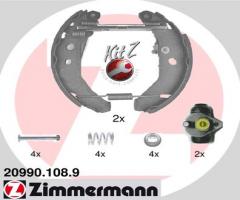 Zimmermann 20990.108.9 szczęki hamulc.+cylinderki (zestaw) ford fiesta, ford fiesta iii (gfj)