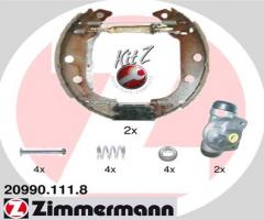 Zimmermann 20990.111.8 szczęki hamulc.+cylinderki (zestaw) peugeot 306, citroËn zx break (n2)