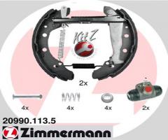 Zimmermann 20990.113.5 szczęki hamulc.+cylinderki (zestaw) skoda felicia, skoda felicia i (6u1)