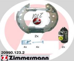Zimmermann 20990.123.2 szczęki hamulc.+cylinderki (zestaw) ford fiesta, ford fiesta iv (ja_, jb_)