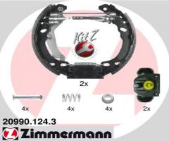 Zimmermann 20990.124.3 szczęki hamulc.+cylinderki (zestaw) fiat panda, fiat panda (169)