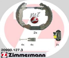 Zimmermann 20990.127.3 szczęki hamulc.+cylinderki (zestaw) ford focus, ford focus (daw, dbw)