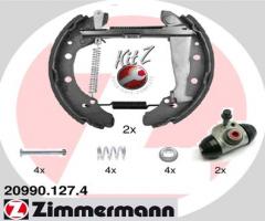 Zimmermann 20990.127.4 szczęki hamulc.+cylinderki (zestaw) skoda felicia, skoda felicia i (6u1)