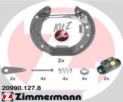 Zimmermann 20990.127.8 szczęki hamulc.+cylinderki (zestaw) nissan micra, nissan micra ii (k11)