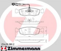 Zimmermann 25429.180.2 klocki hamulc. fiat punto evo  09-, fiat 500 c (312)