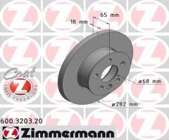 Zimmermann 600.3203.20 tarcza hamulc. vw t4  90-96 koła 15