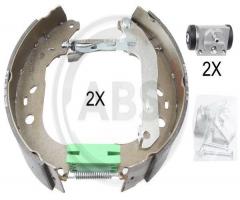 A.b.s. 111438 szczęki hamulc.+cylinderki (zestaw) ford, ford tourneo connect