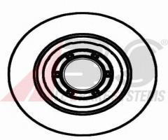 A.b.s. 15010 tarcza hamulc. alfa romeo 75  85-92 tył, alfa romeo gtv (116)