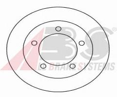 A.b.s. 15026 tarcza hamulc. lada niva  76-, lada niva (2121)