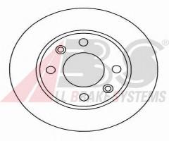 A.b.s. 15318 tarcza hamulc. peugeot 205 gti 84-92, citroËn visa, peugeot 205 i (741a/c)