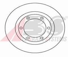 A.b.s. 15411 tarcza hamulc. citroen 2cv  81-90, citroËn 2 cv