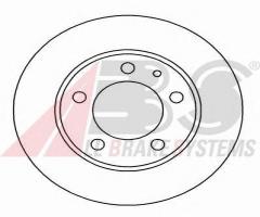 A.b.s. 15769 tarcza hamulc. bmw 5 e28  84-87, bmw 5 (e28)