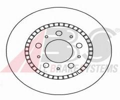 A.b.s. 15932 tarcza hamulc. volvo 740  87-92 went. koła 15, volvo 740 (744)
