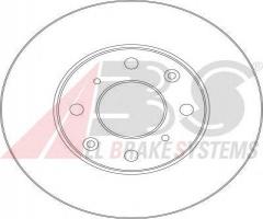 A.b.s. 15964 tarcza hamulc. rover 200,400  90-97, rover 200 hatchback (xw)