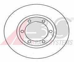 A.b.s. 15971 tarcza hamulc. opel frontera  91-95, isuzu gemini sedan (jt), opel frontera a (5_mwl4)