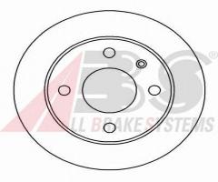 A.b.s. 15981 tarcza hamulc. ford escort  90-00 went., ford orion ii (aff)