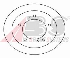 A.b.s. 15988 tarcza hamulc. suzuki jimny  98-, geo tracker station wagon
