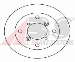 A.b.s. 15992 tarcza hamulc. suzuki swift  89-03, subaru justy ii (jma, ms)