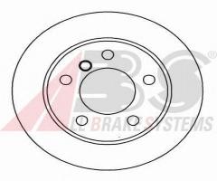 A.b.s. 16084 tarcza hamulc. bmw 3 e36  91-01 tył, bmw 3 (e36)