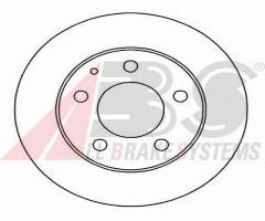 A.b.s. 16089 tarcza hamulc. mazda 626  91-02, ford usa probe ii (ecp), mazda mx-6 (ge)