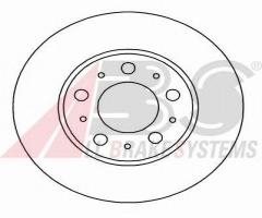 A.b.s. 16094 tarcza hamulc. volvo 940  90-96, volvo 740 (744)