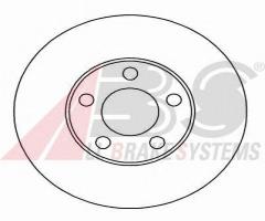 A.b.s. 16097 tarcza hamulc. audi 100  90-94, audi 100 (4a, c4)