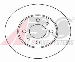 A.b.s. 16127 tarcza hamulc. fiat croma  88-96, fiat croma (154)