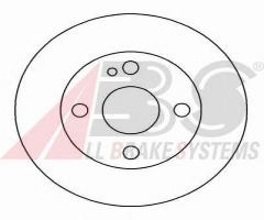 A.b.s. 16148 tarcza hamulc. mazda 323  89-99, mazda 323 s iv (bg)