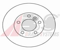 A.b.s. 16154 tarcza hamulc. jaguar xj6  89-97, daimler xj 40, 81, jaguar xj (xj 40, 81)