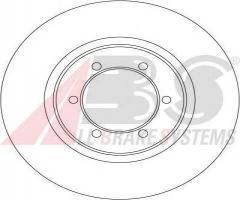 A.b.s. 16168 tarcza hamulc. mitsubishi pajero  91-99 wen