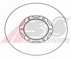 A.b.s. 16198 tarcza hamulc. mercedes 711d - 815d  86-, mercedes-benz t2/ln1 nadwozie pełne / kombi