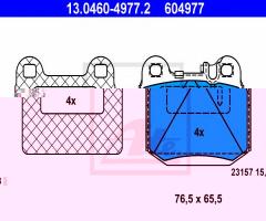 Ate 13.0460-4977 klocki hamulcowe mercedes w163 ml270-ml500 00-05tył, mercedes-benz klasa m (w163)