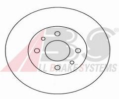 A.b.s. 16217 tarcza hamulc. renault laguna  94-01, renault laguna i (b56_, 556_)