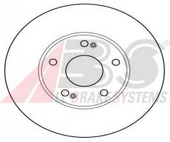 A.b.s. 16218 tarcza hamulc. renault safrane  92-00, renault laguna i (b56_, 556_)